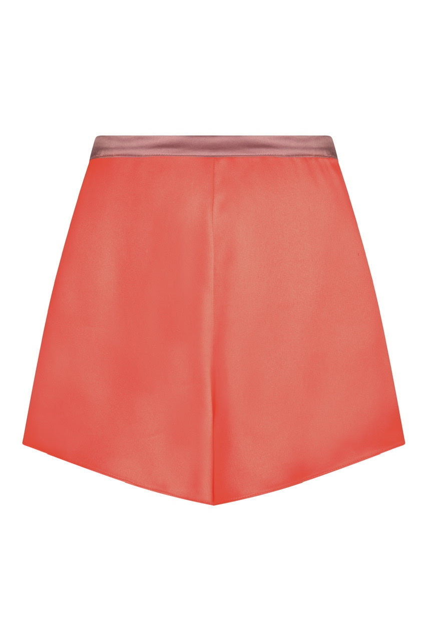Brigitte coral shorts